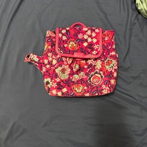 Vera Bradley Bloom Berry mini backpack